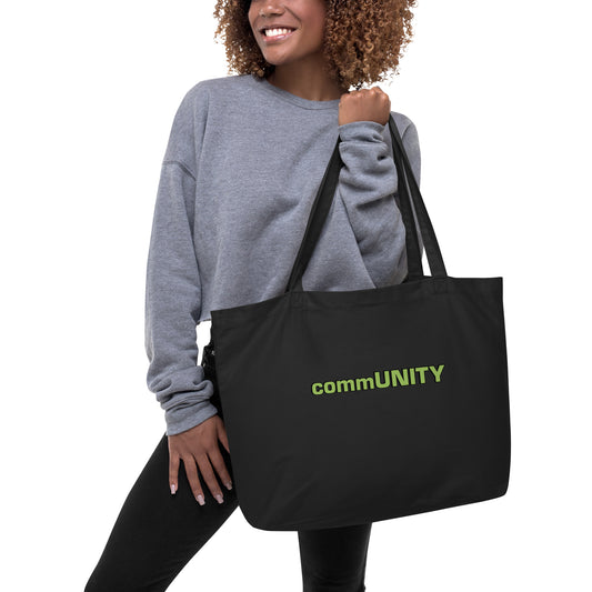 commUNITY organic tote bag